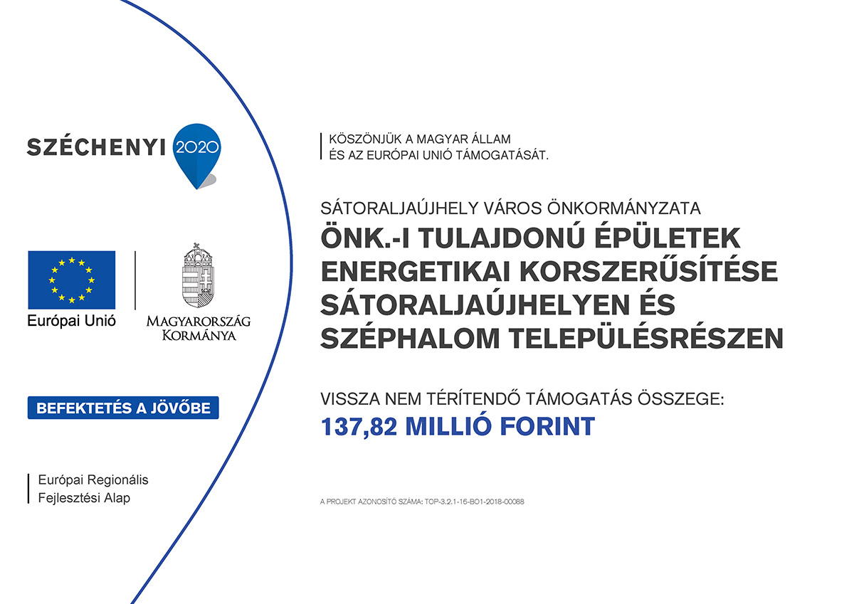 Önkormányzati tulajdonú épületek energetikai korszerűsítése